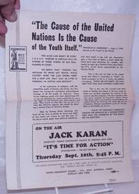 image of The cause of the United Nations is the cause of the youth itself