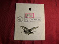 Postage Stamp. First day of issue. Abraham Lincoln. 4 cent stamp. Postmarked 9:00 a.m. Nov. 19....