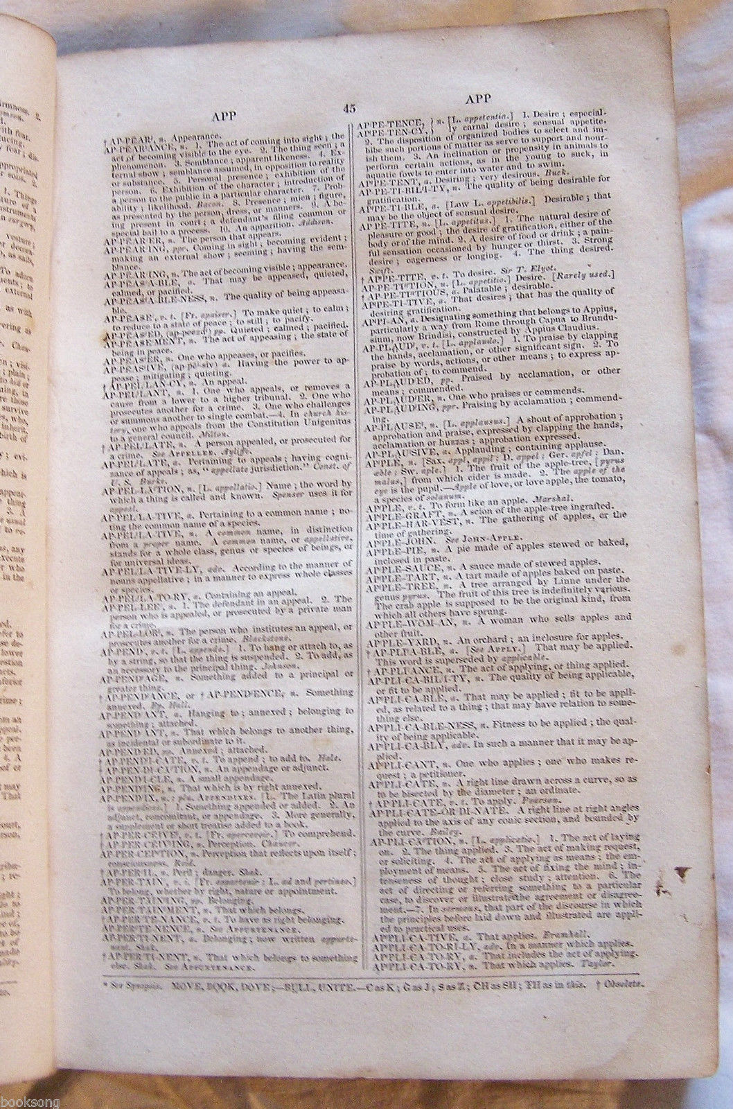 BIBLIO 1ST ABRIDGED AMERICAN DICTIONARY of the ENGLISH LANGUAGE by