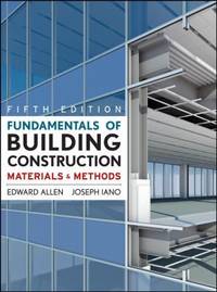 cover of Fundamentals of Building Construction : Materials and Methods