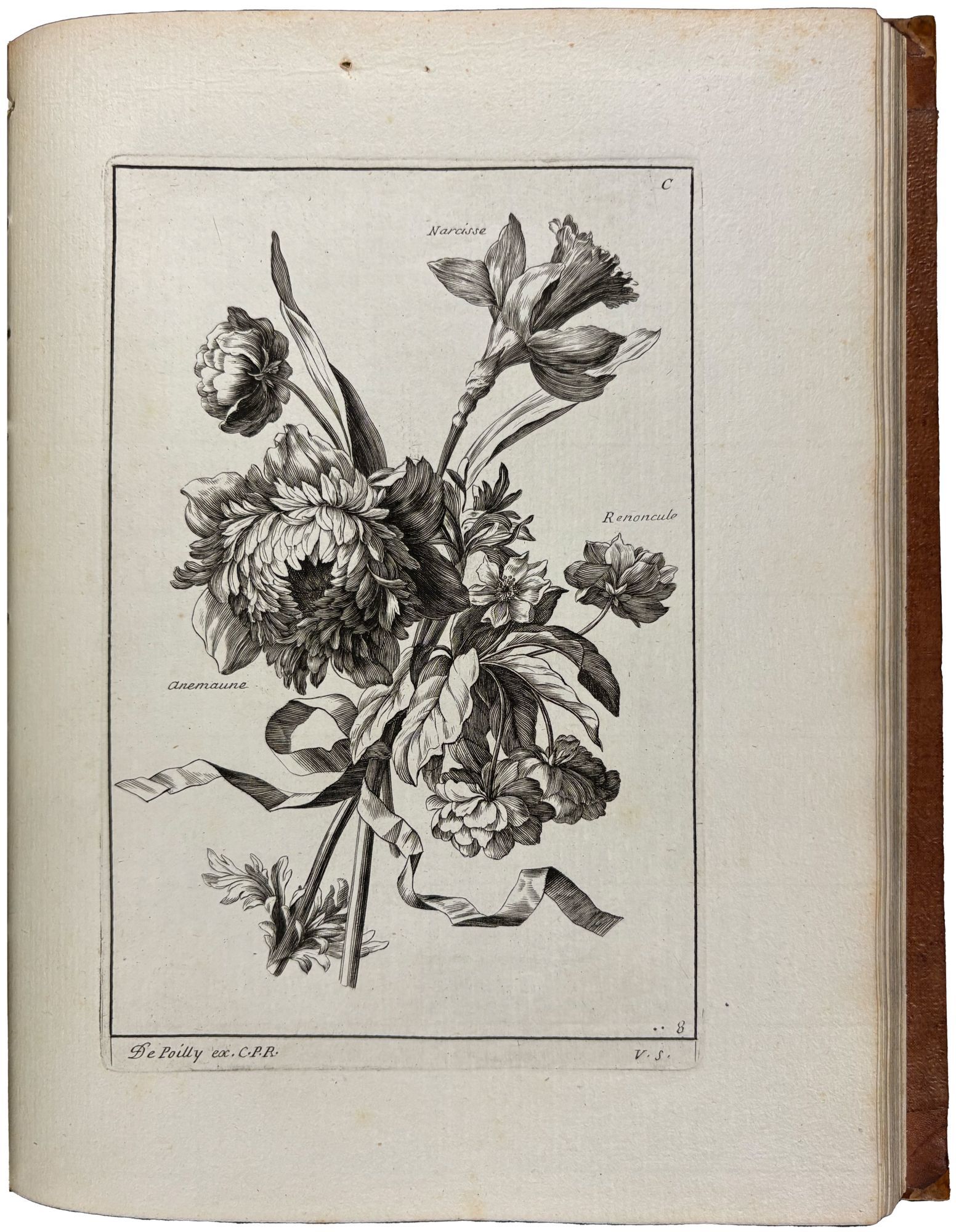 Livre de fleurs, dessinées d’après nature, et grav