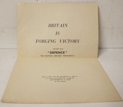 Britain is forging victory Reprinted from…