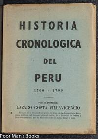 HISTORIA CRONOLOGICA DEL PERU 1700- 1799