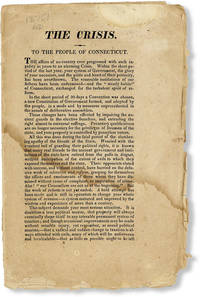 [Drop title] The Crisis. To the People of Connecticut