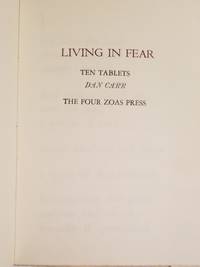 LIVING IN FEAR: Ten Tablets