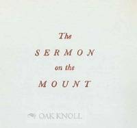 cover of SERMON ON THE MOUNT.|THE