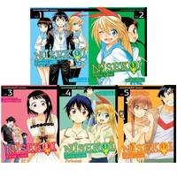 Nisekoi: False Love MANGA Series by Naoshi Komi Set of Book Volumes 1-5 Series Paperback Bundle
