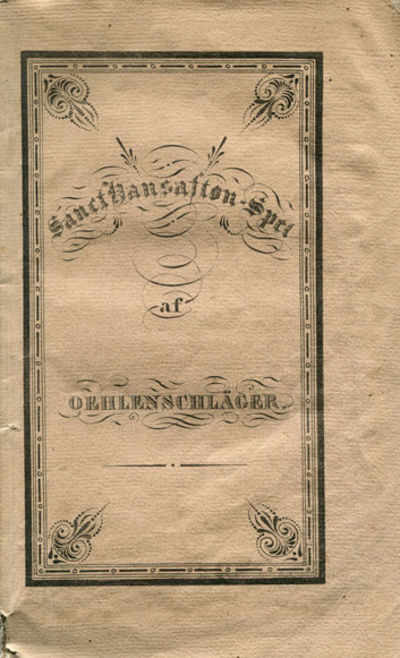 Sancthansafton-spel. Öfversatt.