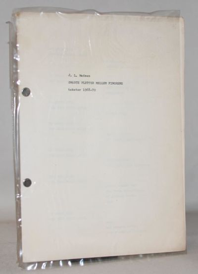 Smarte pletter mellem fingrene - tekster 1968-70.