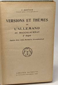 Versions et thèmes de l'Allemand au baccalauréat - 2e degré suivis...