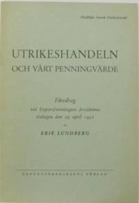 Utrikeshandeln och vårt penningvärde. Föredrag…