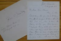 image of Autograph Letter Signed, plus additional dated autograph
