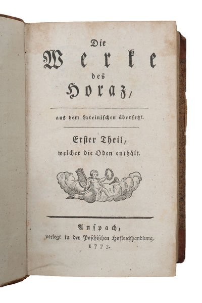 Die Werke des Horaz aus dem Lateinischen…