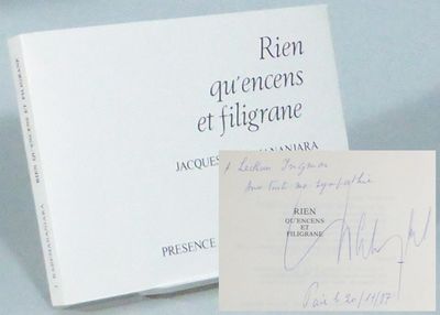 Rien qu'encens et filigrane.