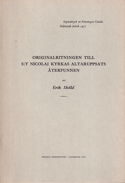 Originalritningen till S:t Nicolai kyrkas…