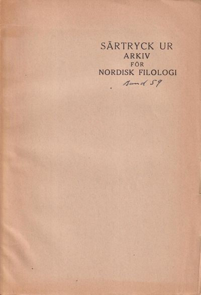 Litteraturkrönika. (April-december 1944) [=…