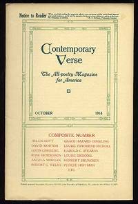 image of Contemporary Verse: October 1918