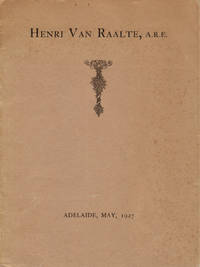 image of The Henri van Raalte Exhibition of Etchings at Preece's Gallery May, 1927