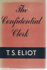 cover of THE CONFIDENTIAL CLERK A PLAY.