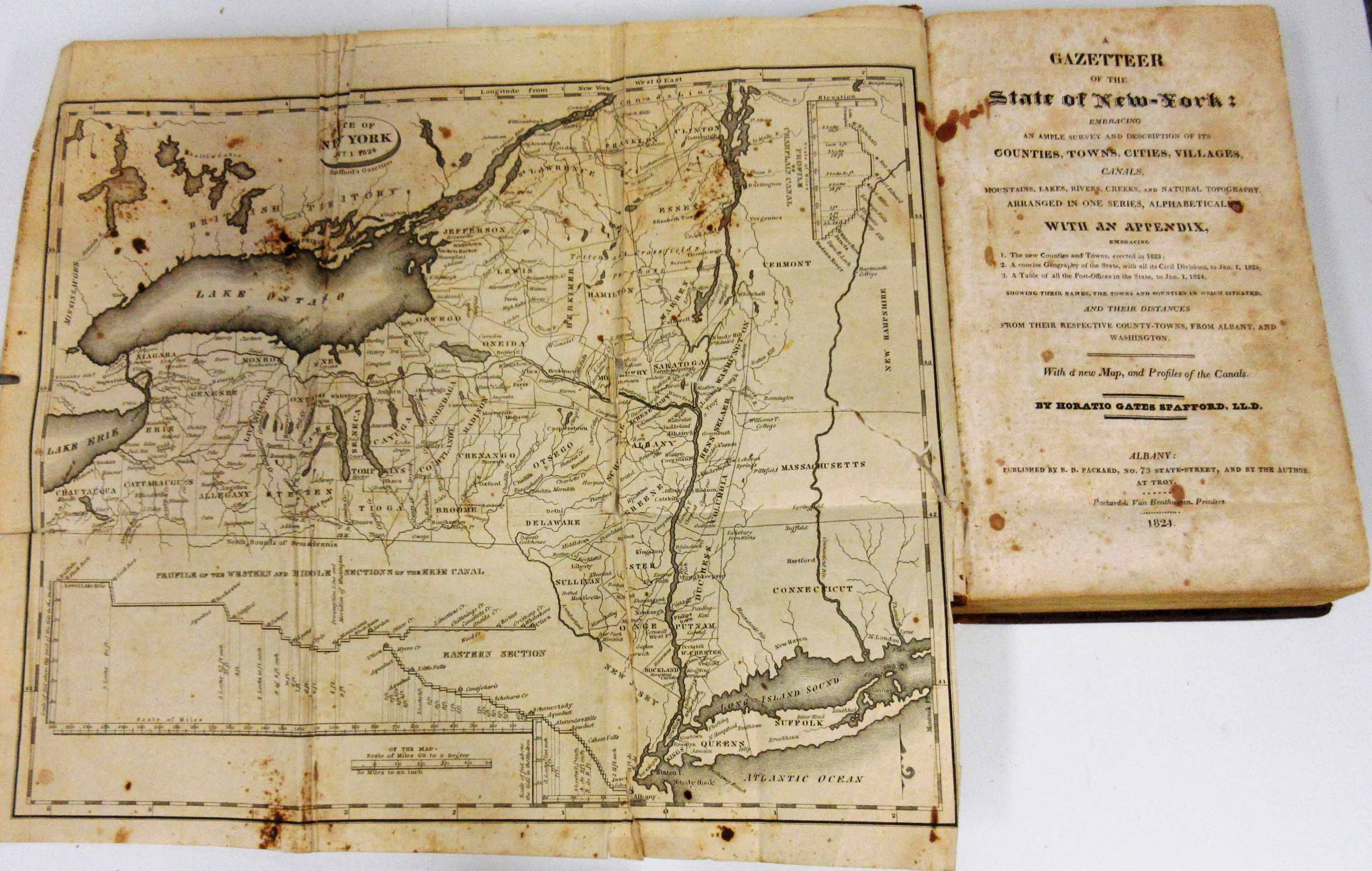 GAZETTEER OF THE STATE OF NEW YORK EMBRACING AN AMPLE SURVEY AND