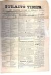 The Straits Times. And Singapore Journal of Commerce. 13 issues, all from 1848, as follows: Vol. 4th, Nos. 310, 314, 316-318, 320, 321, 324-326, 329 (Sept. 16 and 30, October 7, 10, 14, 21 and 25, November 1, 4, 8, 11, 15 and 22.  