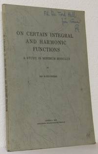 On certain integral and harmonic functions. A…