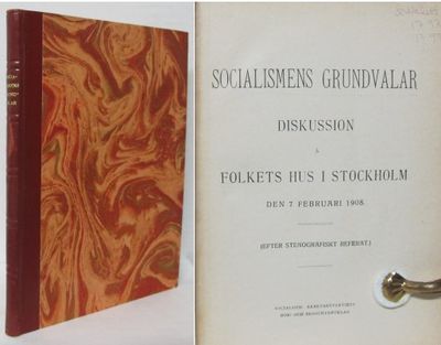 Socialismens grundvalar. Diskussion å Folkets hus…