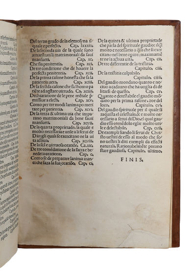 Libro devotissimo chiamato Spechio de prudentia opera nuovamente impressa.  - [EXCEEDINGLY SCARCE POST-INCUNABLE] (photo 9)