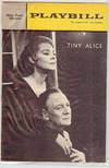 TINY ALICE PLAYBILL PROGRAM