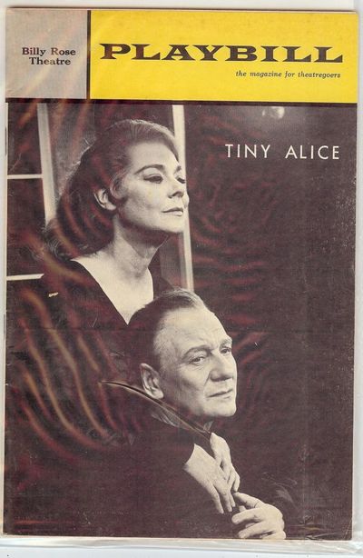 TINY ALICE PLAYBILL PROGRAM