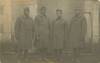 Realphoto Postcard of Four Identified African-American Officers in France During World War One