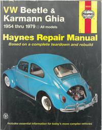image of VW Beetle & Karmann Ghia 1954 through 1979 All Models (Haynes Repair Manual)
