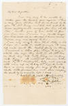 His Grandmother-in-Law Cant Spare a Stacker for John Augustine Washington III   Letter Delivered by Freed Washington Family Slave West Ford Includes List of Mount Vernon Slaves