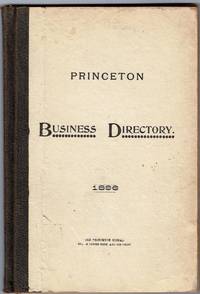 cover of Princeton Business Directory 1896.