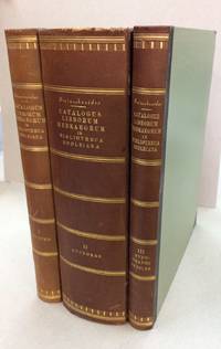 image of CATALOGUS LIBRORUM HEBRAEORUM IN BIBLIOTHECA BODLEIANA. 3 Volumes