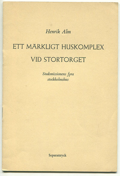 Ett märkligt huskomplex vid Stortorget.…