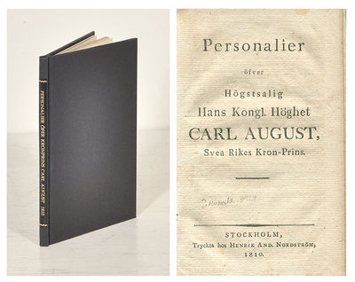 Personalier öfver högstsalig hans kongl. höghet…