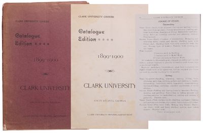Clark University Courier Catalogue Edition 1899-1900