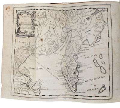 Opisanie Zemli Kamtschatki... d.i. Beschreibung des Landes Kamtschatka... und mit Landkarten und Kupferbildern 1764 herausgegebt von T. Jefferys... nun in das Deutsche übersetzet und mit Anmerkungen erläutert von Johann Tobias Köhler. (photo 3)