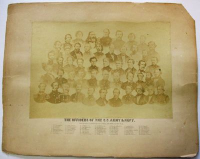 THE OFFICERS OF THE C.S. ARMY & NAVY. PHOTOGRAPHED AND PUBLISHED BY C.F. MAY, 519 8TH AVENUE, NEW YORK