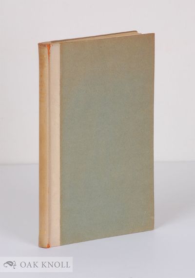 TWENTY-TWO UNPUBLISHED LETTERS OF ELIZABETH BARRETT BROWNING AND ROBERT BROWNING ADDRESSED TO HENRIETTA AND ARABELLA MOULTON-BARRETT