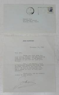 cover of Letter to Robert Jean, November 14, 1964