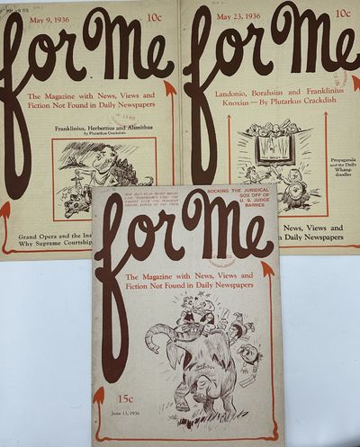 Chicago, , , 1936. Vol. 1, Nos. 1 - 3, May - June 1936. Buff paper wrappers. Each issue, 30 cm. 31pp...