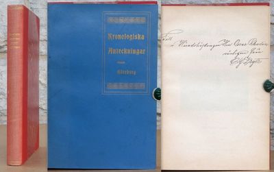 Kronologiska anteckningar rörande Göteborg.