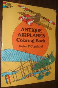 cover of Antique Airplanes Coloring Book