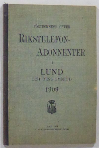 Abonnenter å rikstelefon i Lund och dess omnejd…