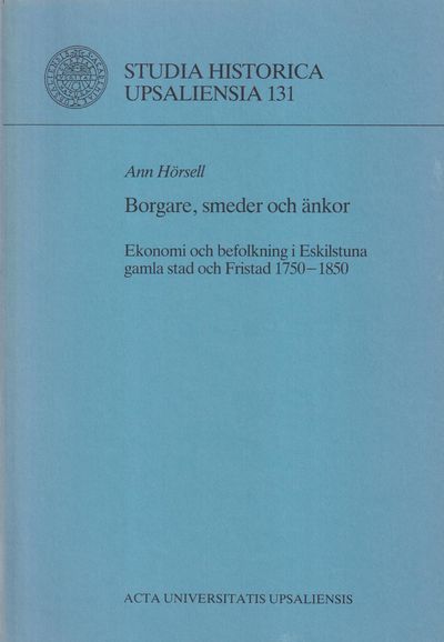 Borgare, smeder och änkor. Ekonomi och befolkning…