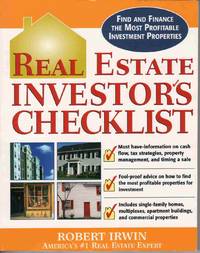 REAL ESTATE INVESTOR'S CHECKLIST