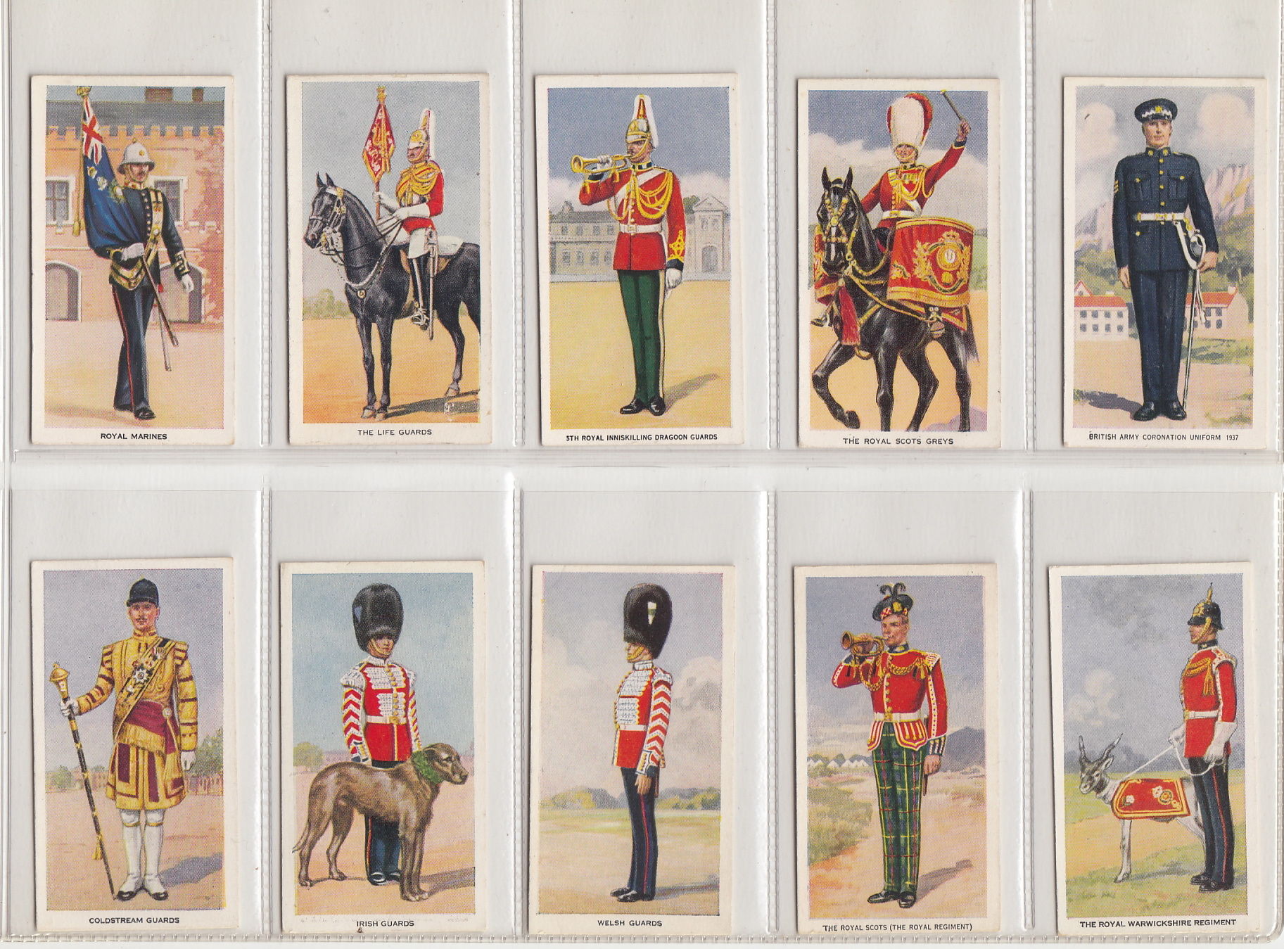 godfrey phillips cigarette cards Soldiers of the King, 1-36. A Series of Cigarette Cards. (Godfrey  Phillips). [COMPLETE SET OF 36 UNUSED CARDS]