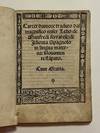 [Carcel de Amor - Italian, 1518]. Carcer Damore. Tradotto dal [...] Lelio de Manfredi Ferrarese de doma Spagno in Lingua Materna
